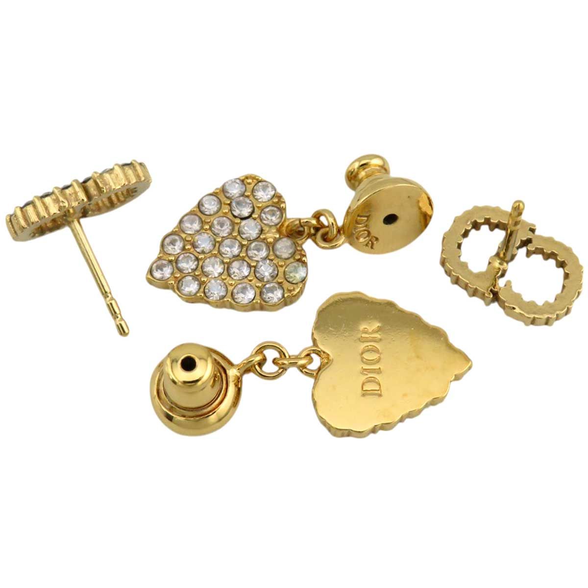 k10yg k14ygゴールドクリスタルピアス(両耳用) k10yg k14ygゴールドクリスタルピアス(両耳用)