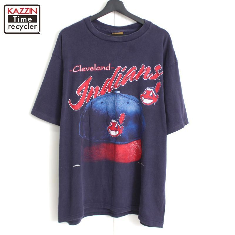 90s USA製 MLB ヴィンテージ インディアンズ tシャツ 1995年