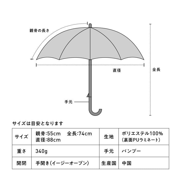 色: ブルーグレー】Wpc. 日傘 UVOウーボ12本骨 無地タッセル ブルー