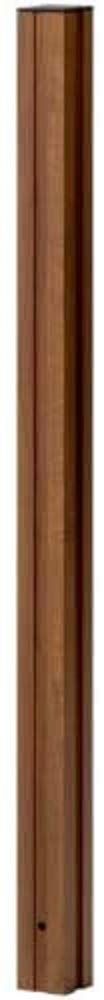 タカショー アルミフェンス柱 美WOOD 60角×1050 ナチュラルウッド 目隠し 庭 ガーデン【BEW-0260NW】