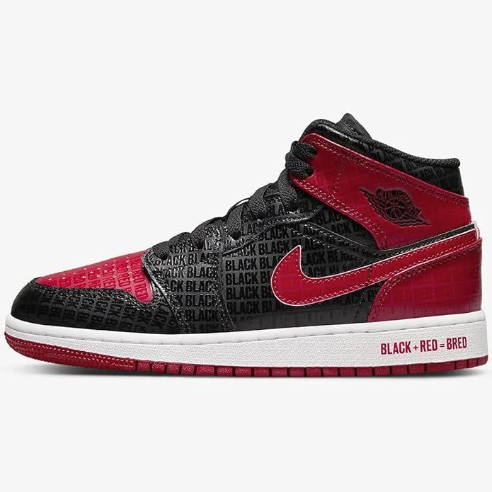 ま*様 エアジョーダンAj1MIDジュニアシューズレディースシューズ24.0 JORDAN BRAND（ジョーダンブランド）の「エア ジョーダン 1 MID