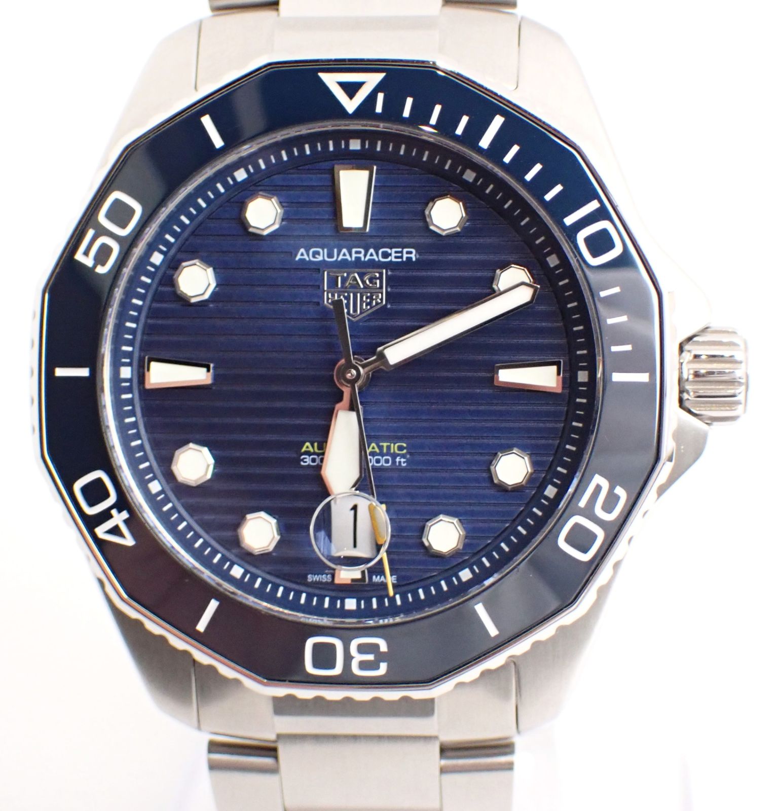 超美品 TAG Heuer(タグホイヤー) アクアレーサー300 WBP201B.BA063 SS 