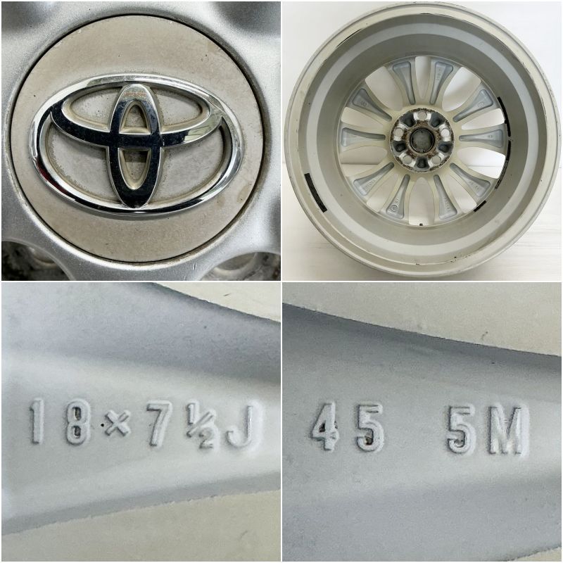 中古 18インチ アルミ トヨタ アルファード 純正 4本セット