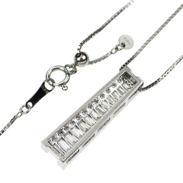 Pt900/ Pt850 ダイヤモンド ペンダントネックレス 1.00ct - メルカリ