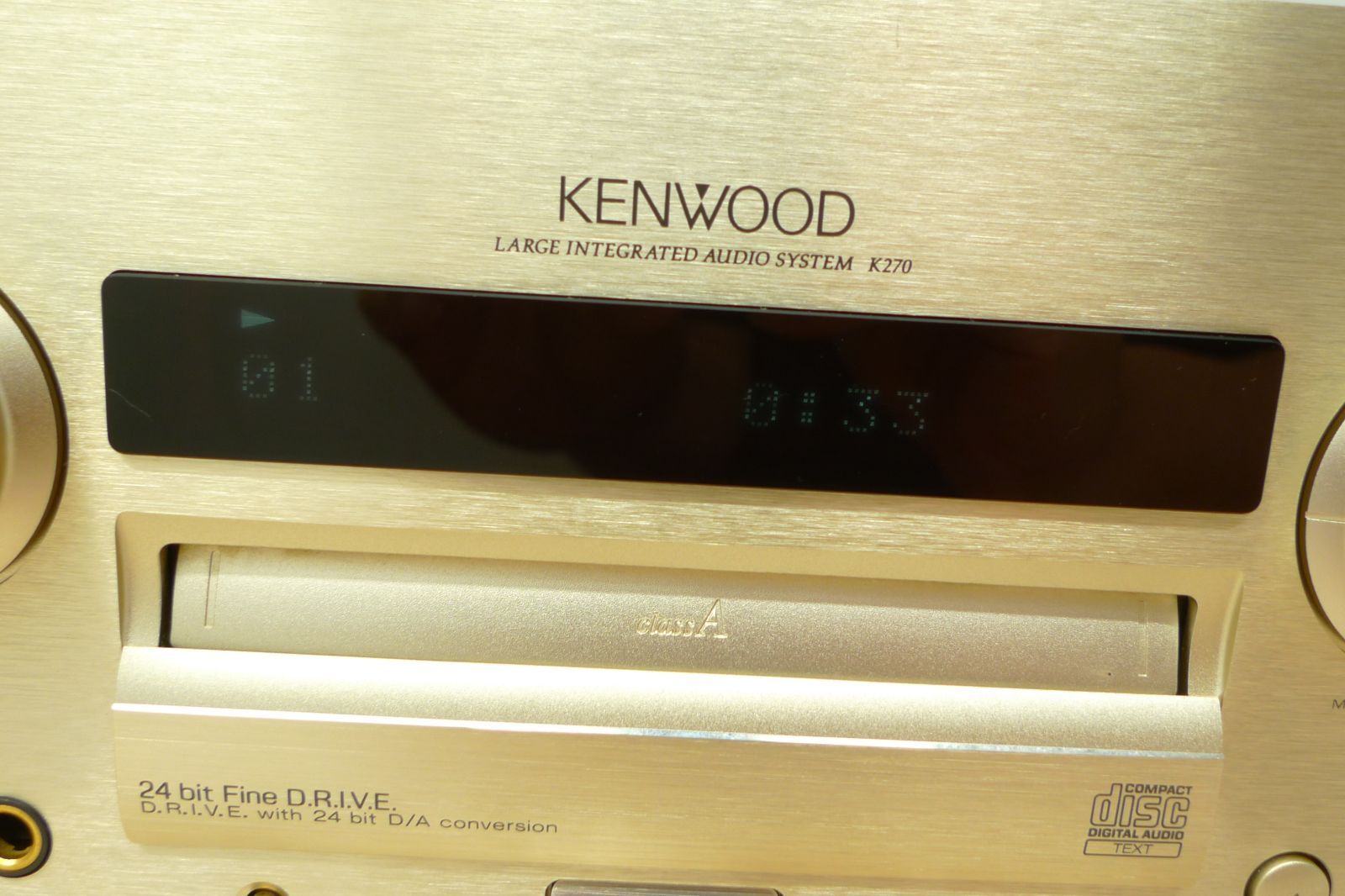KENWOOD ケンウッド K270 CDレシーバー k270 kenwood 管理M1126 - メルカリ