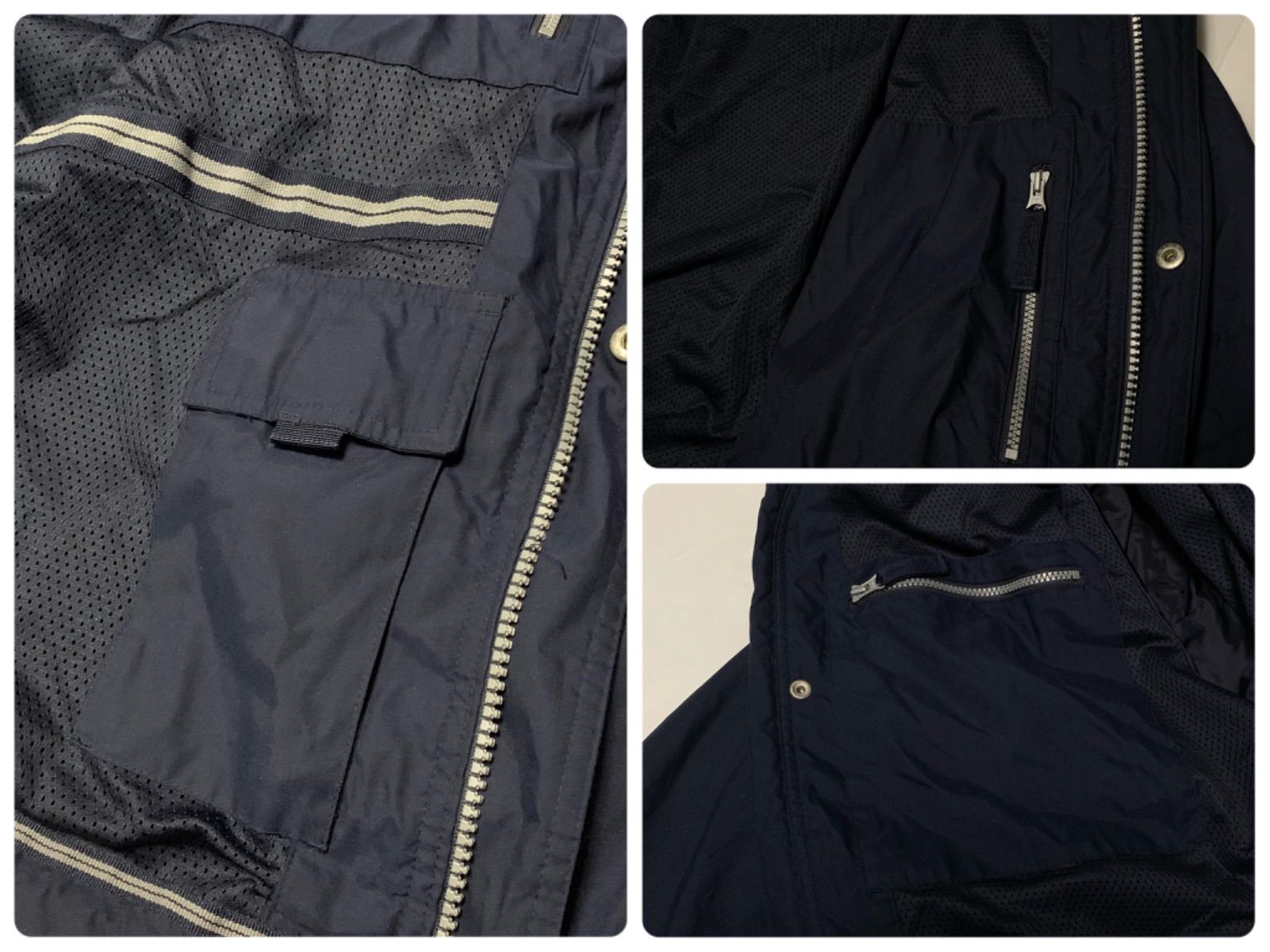 00s GAP Nylon Mountain Parka ギャップ ナイロンマウンテンパーカー ネイビー Lサイズ マルチポケット ベンチレーション ドローコード Y2K テックウェア ストリート アウトドア OLD GAP オールドギャップ