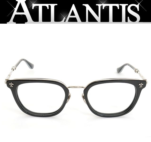 CHROME HEARTS 銀座店 クロムハーツ SSTRAPADICTOME メガネ 眼鏡 アイウェア SV925 メンズ 黒|シルバー 99295