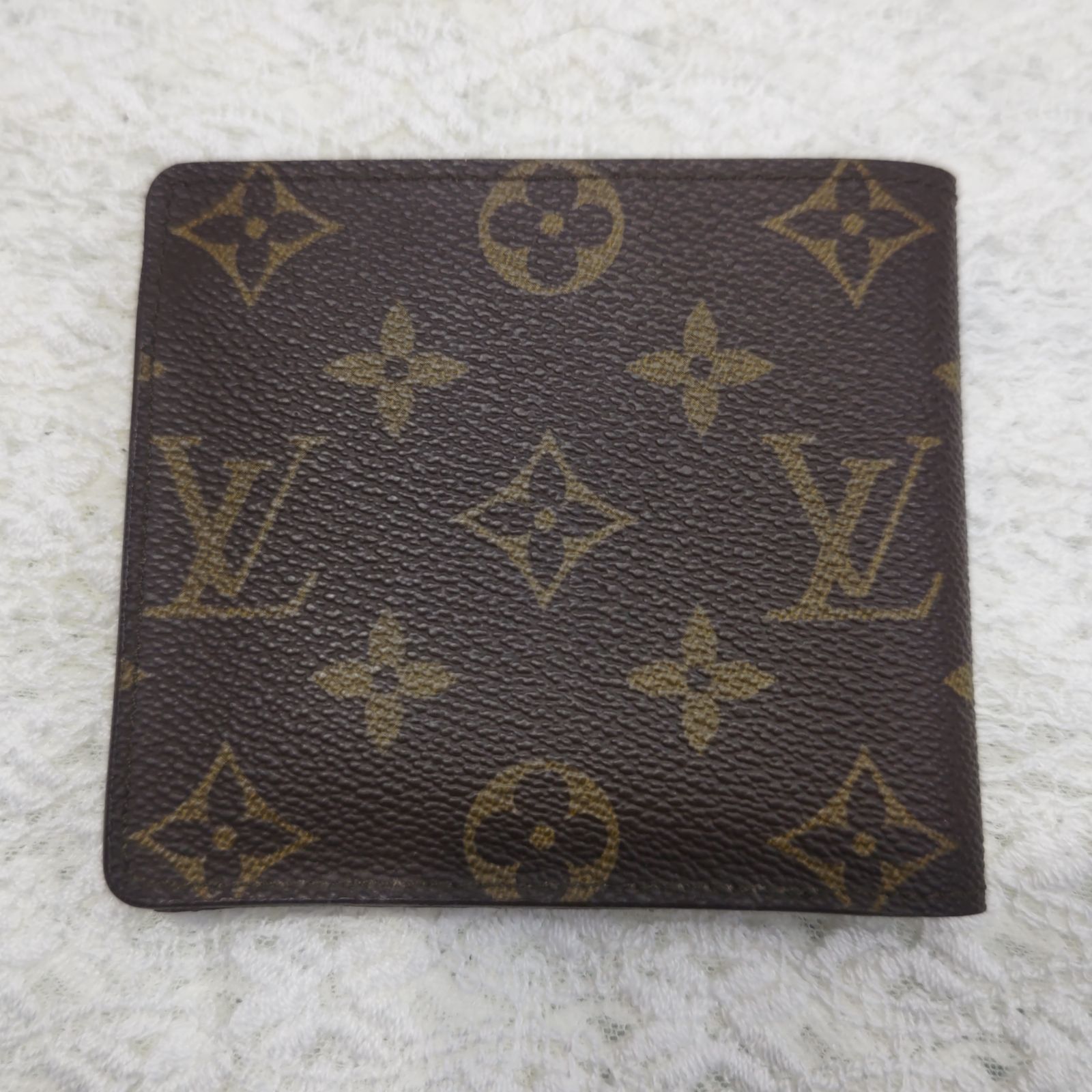 L90　ポルトフォイユマルコ　モノグラム　ルイヴィトン　二つ折り財布 ルイヴィトン ポルトフォイユ マルコ ダミエ 二つ折り財布 男女兼用