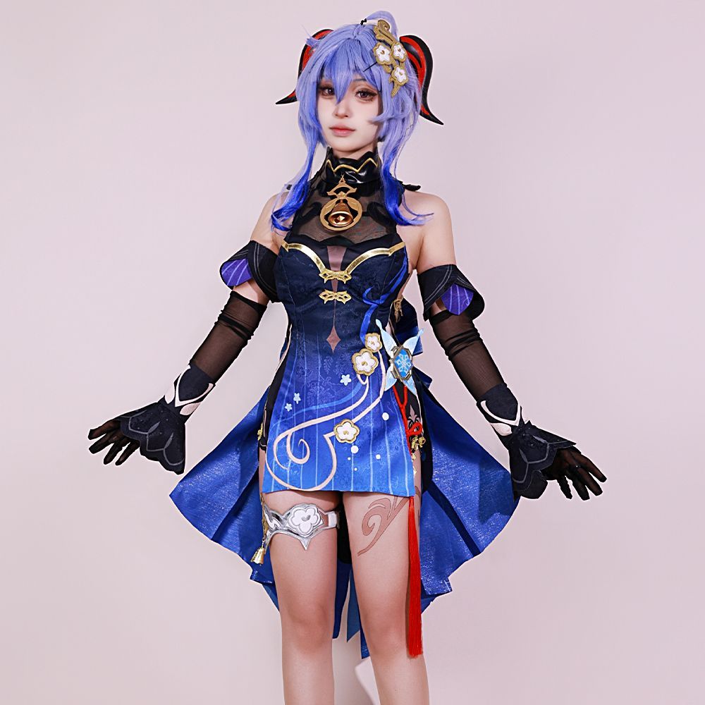 原神甘雨コスプレ_コスプレ衣装セット_ウィッグ付き！ sE6Fr-m39707912490 | kiddosa.com