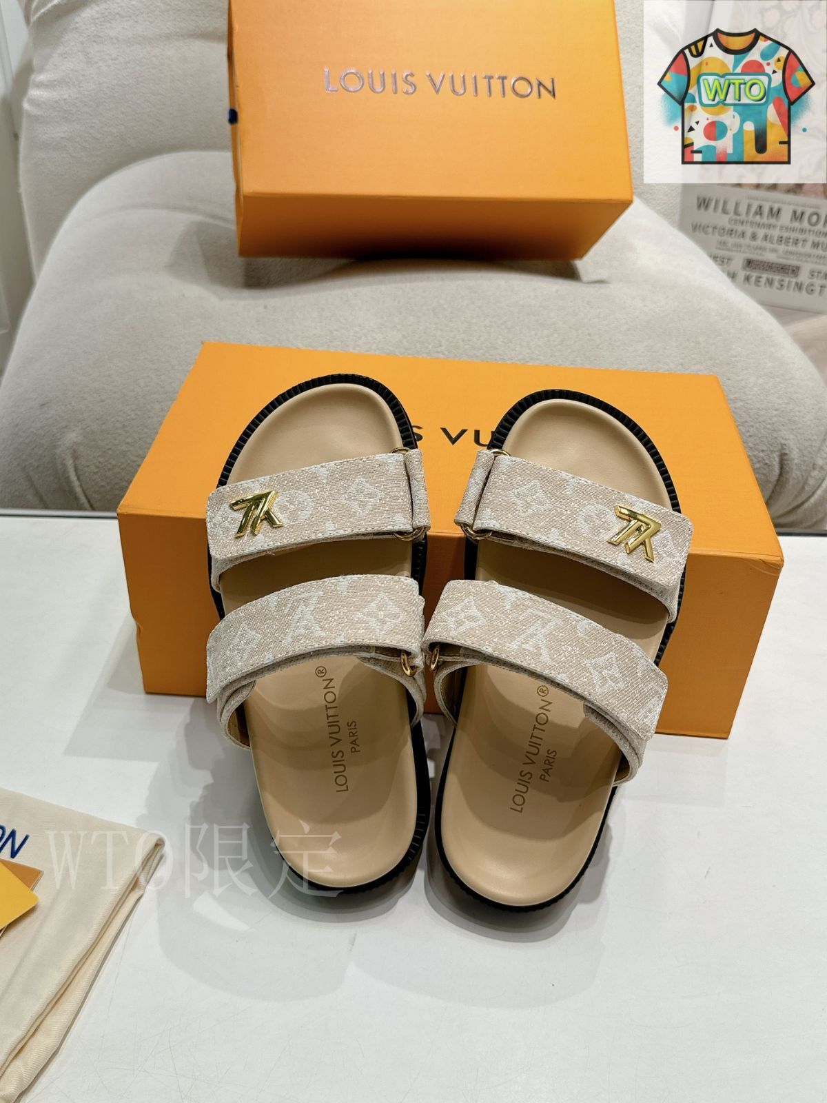 【上品♪】Louis Vuitton★LV サンセット コンフォートサンダル Louis Vuitton ルイ・ヴィトン サンセット コンフォート