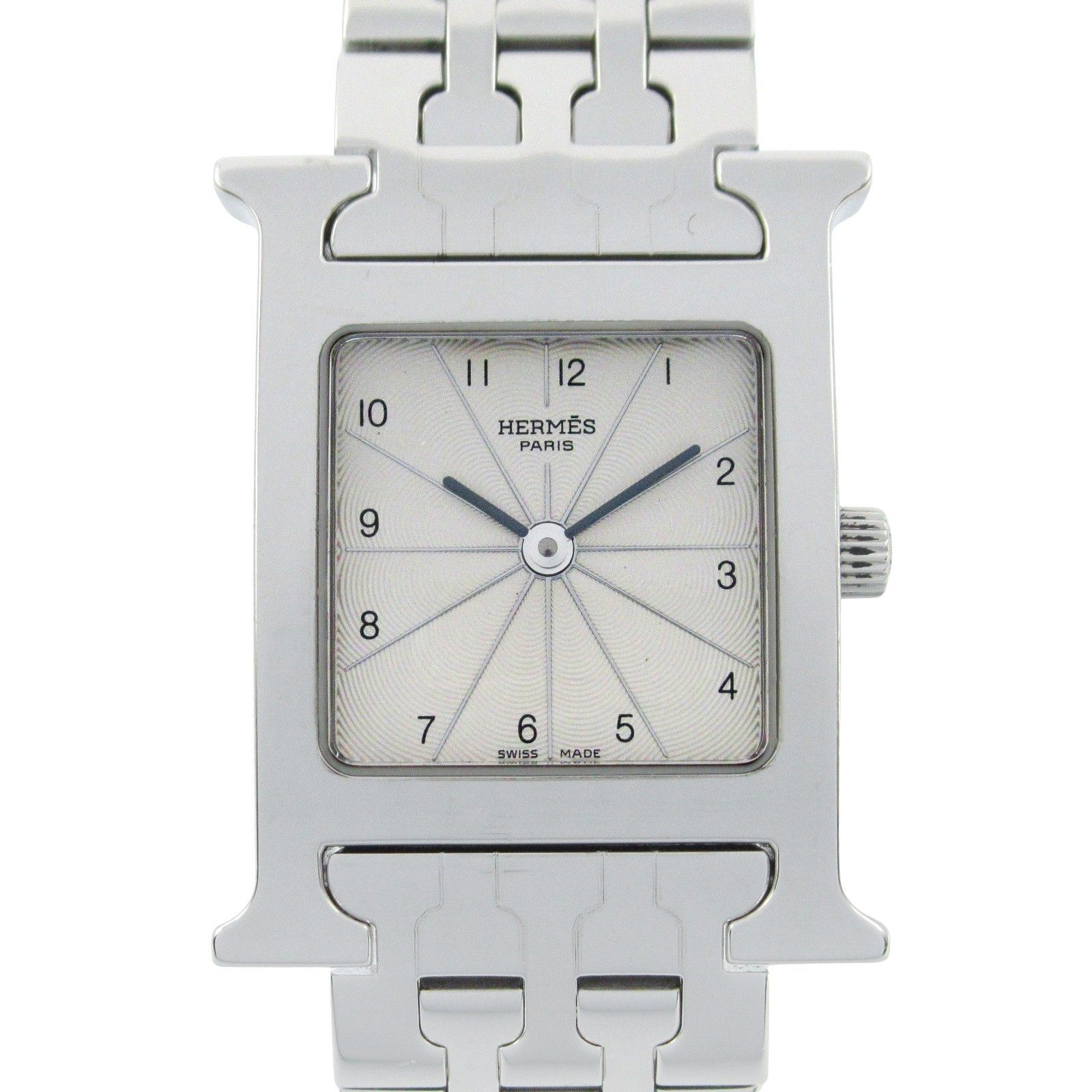 エルメス HERMES 腕時計 Hウォッチ HH1.210 シルバー ステンレススチール Hウォッチ レディース Used A
