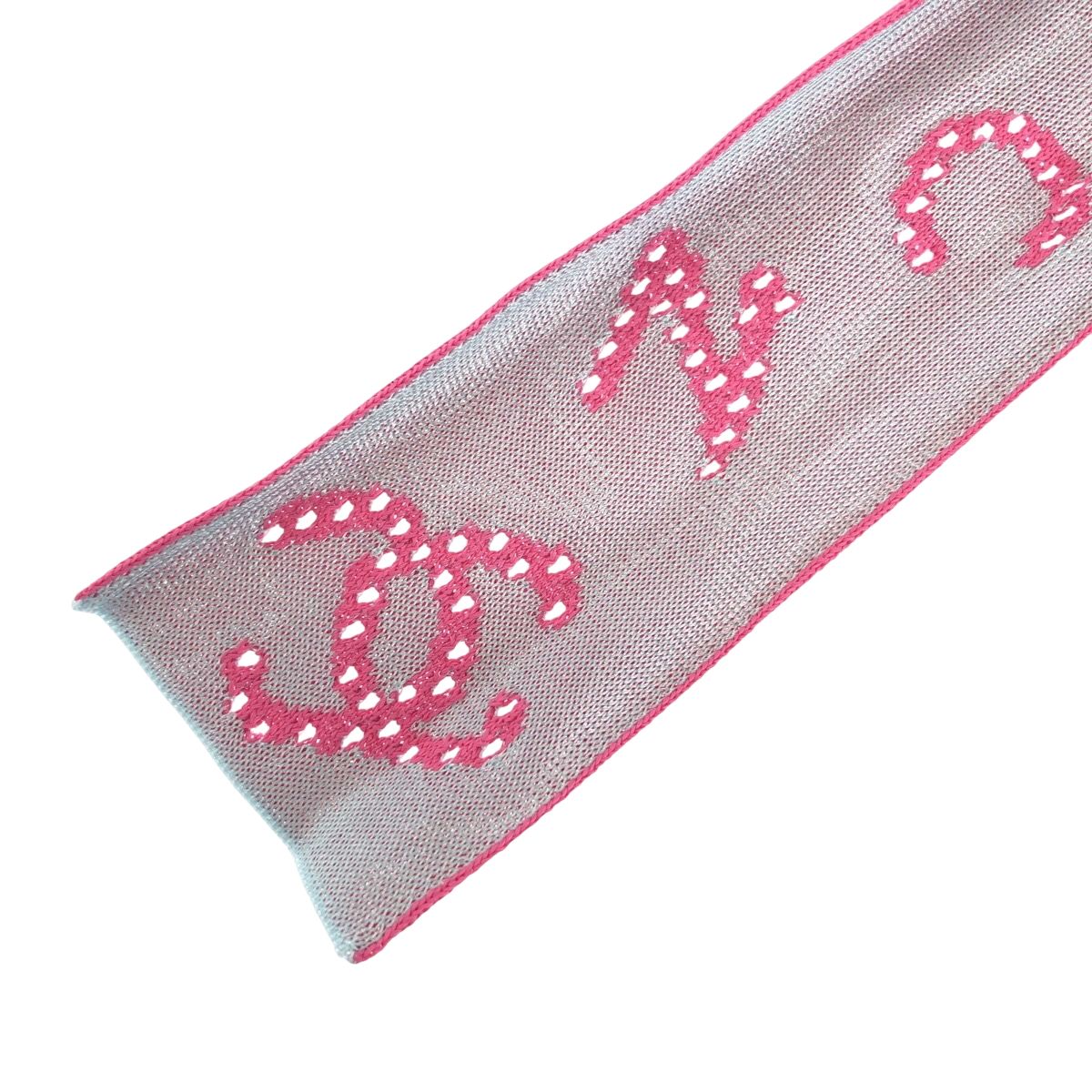 美品 CHANEL シャネル ココマーク サイズ42 ピンク グレー