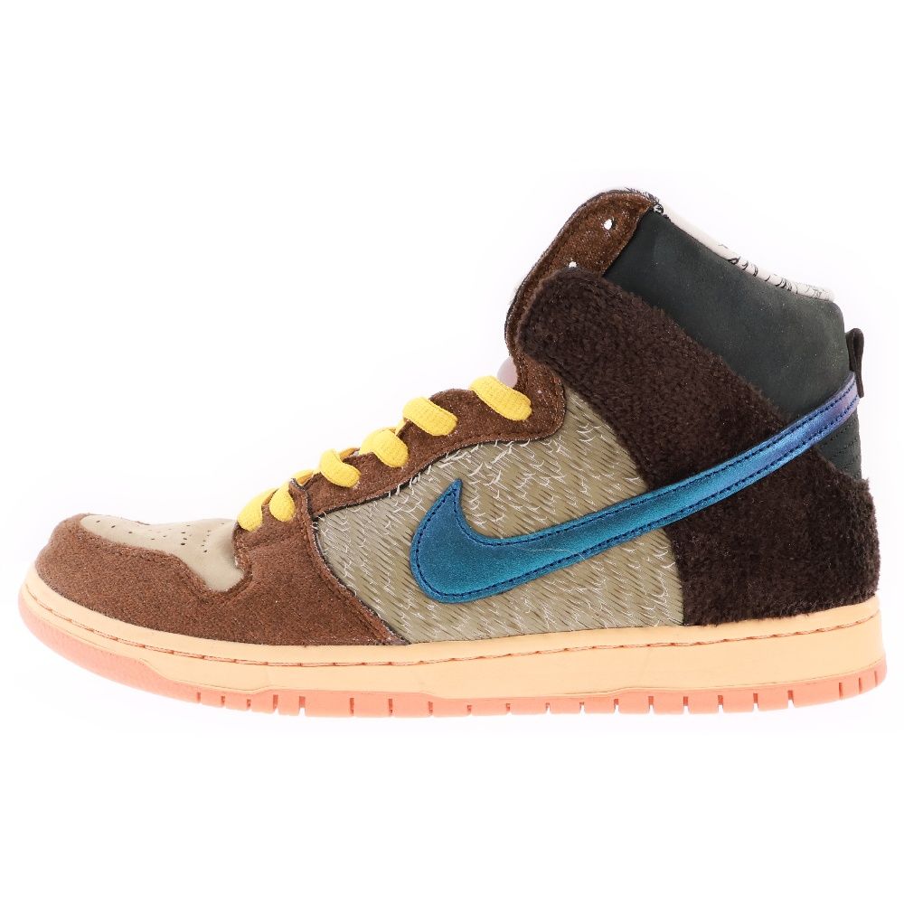 NIKE SB (ナイキエスビー) ×CONCEPTS DUNK HIGH DUCK コンセプツ ダンクハイ ダック ハイカットスニーカーシューズ ブラウン US11/29cm DC6887-200