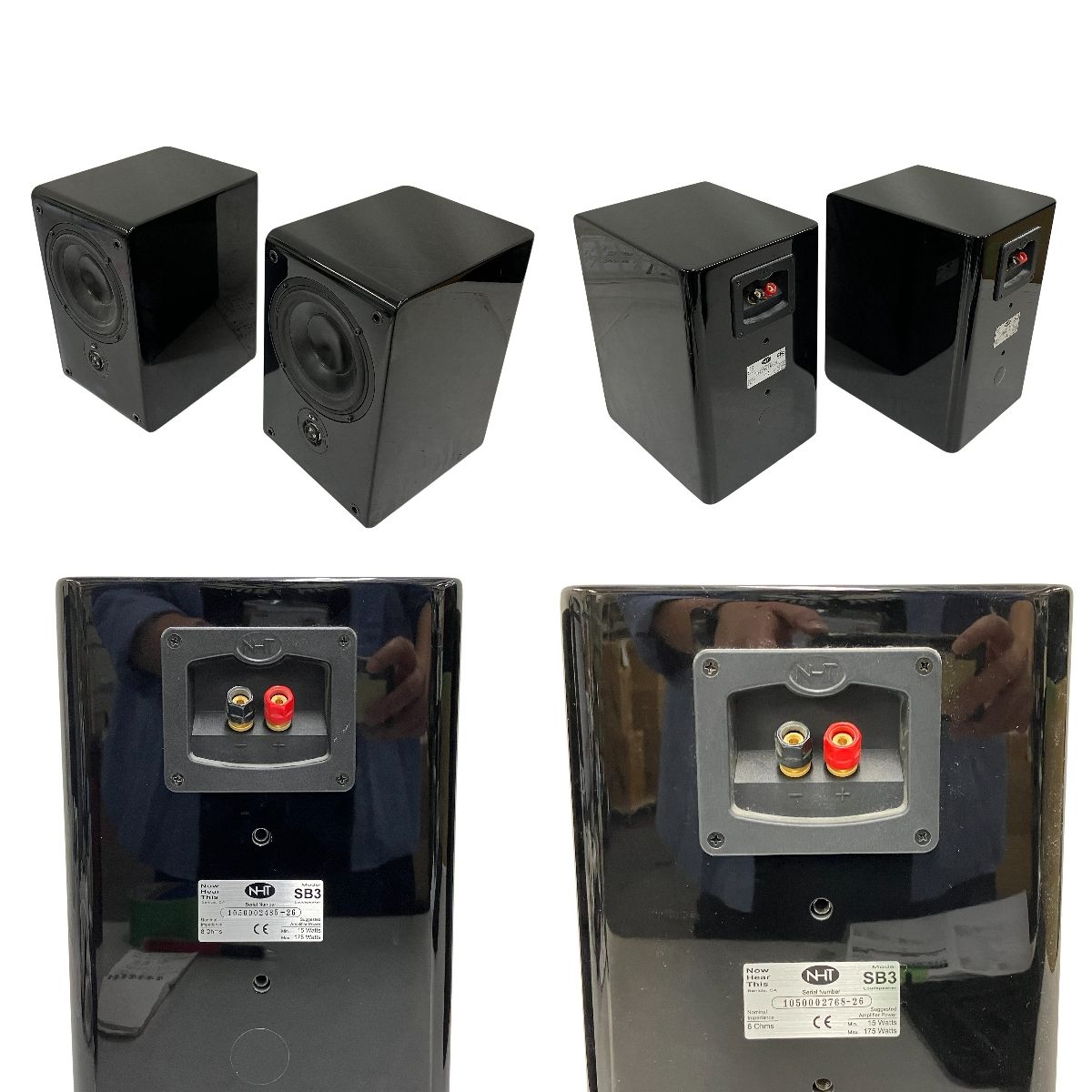 【日本最大級】 NHT SB3 スピーカー ペア ブックシェルフ型 音響機器 T10473722