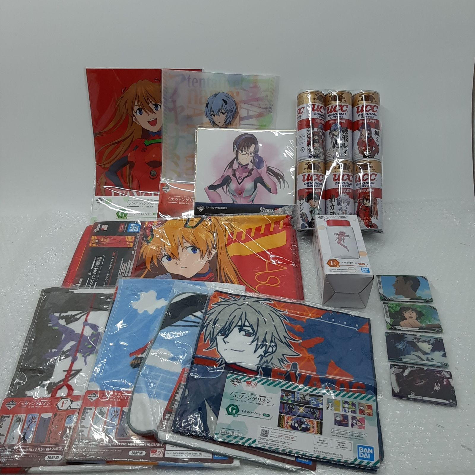 エヴァンゲリオン 一番くじ グッツまとめ売り 6種エヴァUCC缶