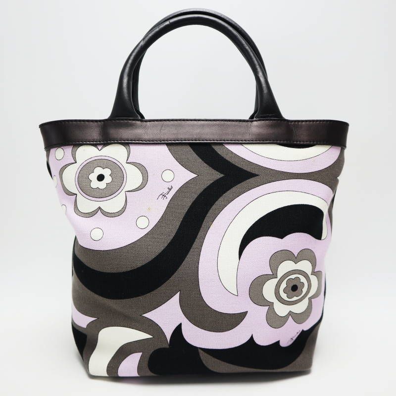 EMILIO PUCCI エミリオプッチ ハンドバッグ トートバッグ 楽天市場】エミリオ・プッチ プッチ トートバッグ ナイロン素材