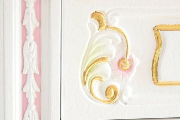 ナイトテーブル ガラス天板付き