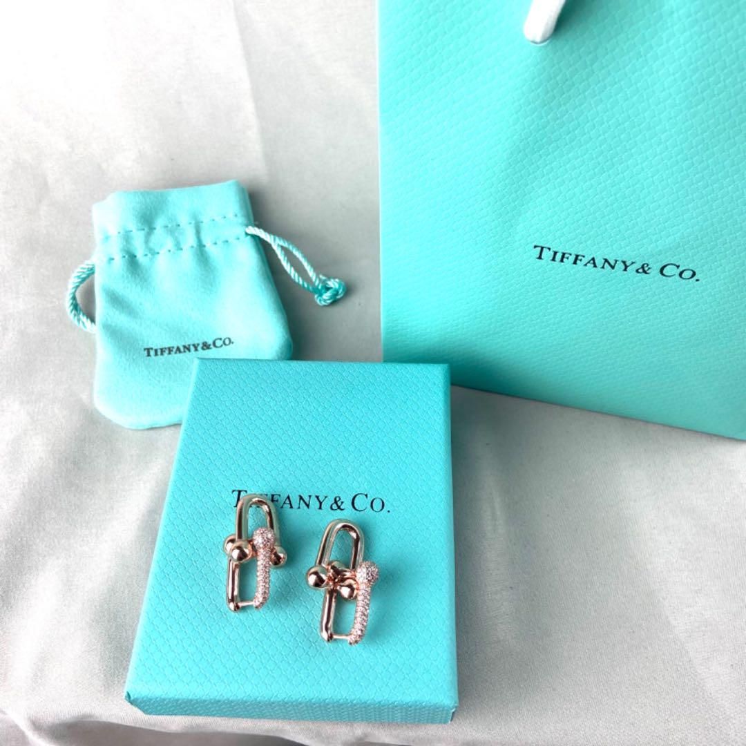 ✨新品✨Tiffany & Co. ハードウェアリンクピアスエクストララージ@July jewelry