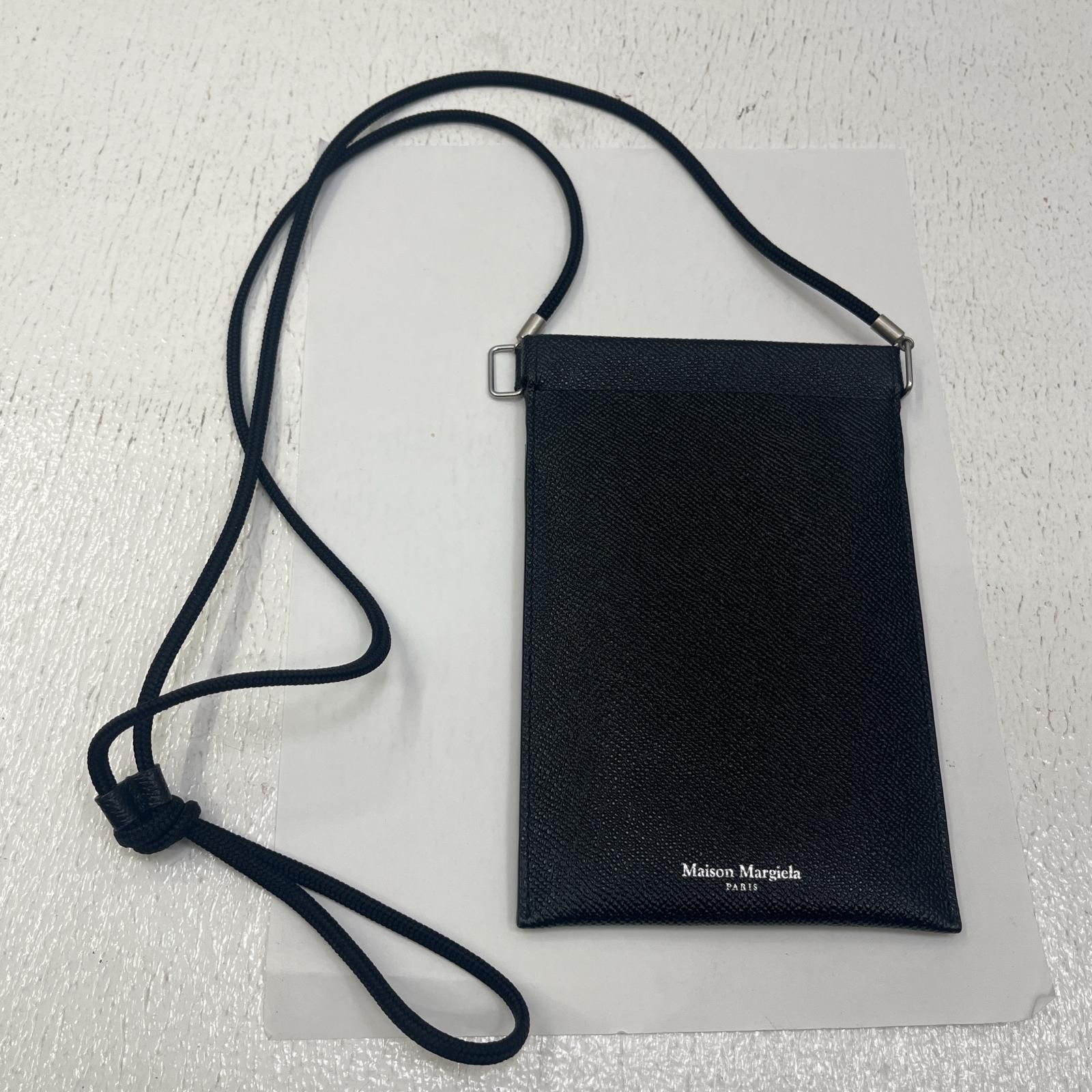 加古川店 Maison Margiela | メゾンマルジェラ ポーチ LEATHER NECK HOLDER S55UI0207 ブラック 121