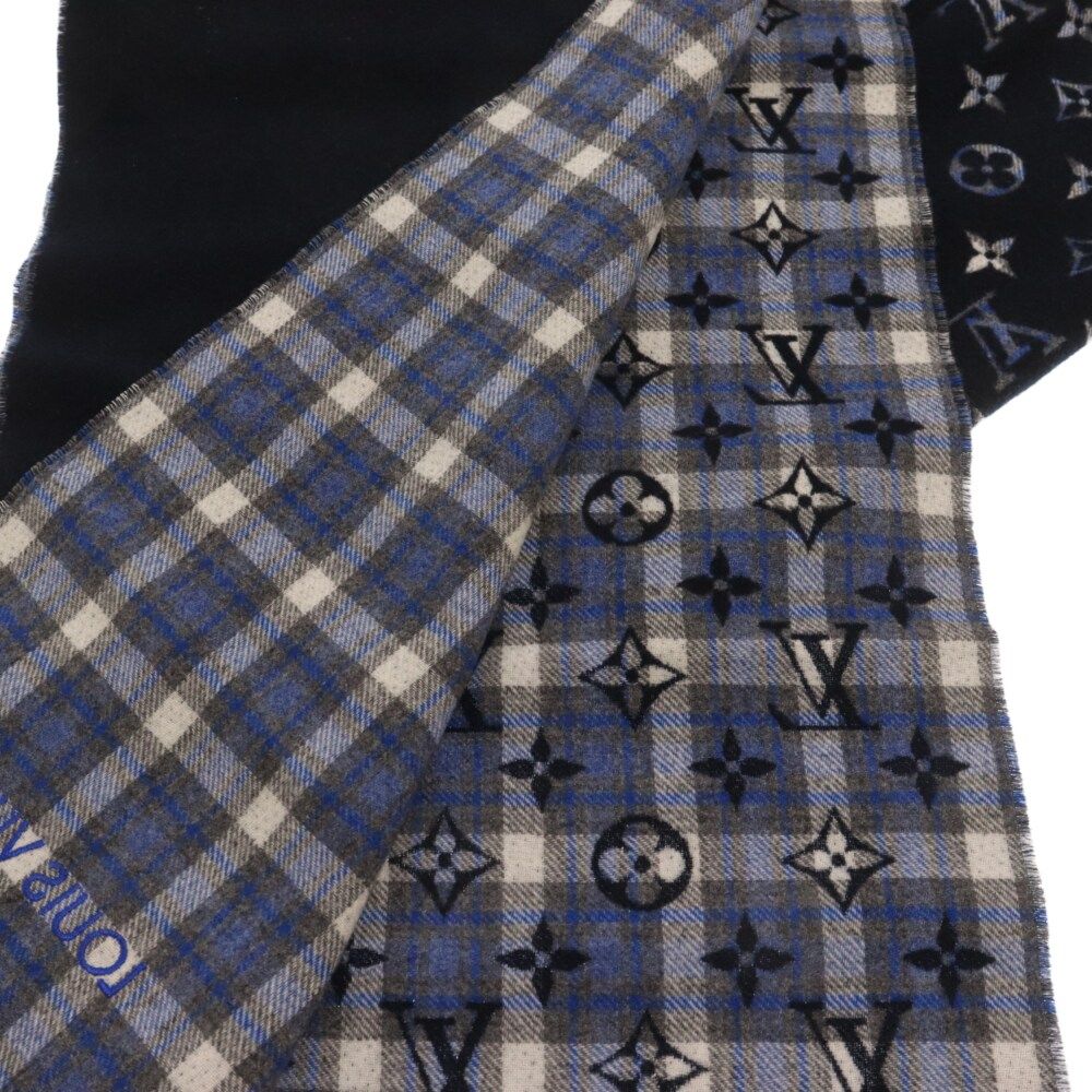LOUIS VUITTON (ルイヴィトン) ESCHARPE MONOGRAM GRADIENT TARTAN