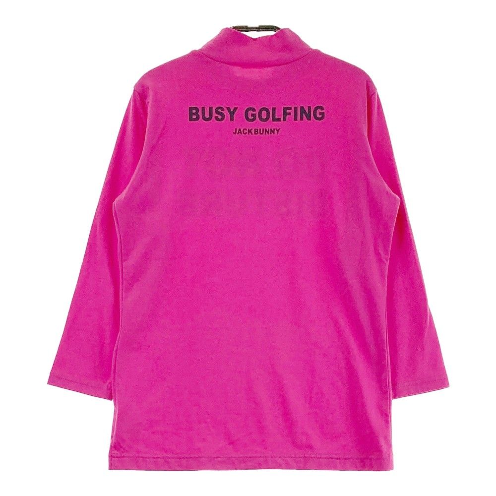 サイズ：1 JACK BUNNY ジャックバニー ハイネック 長袖Tシャツ ピンク