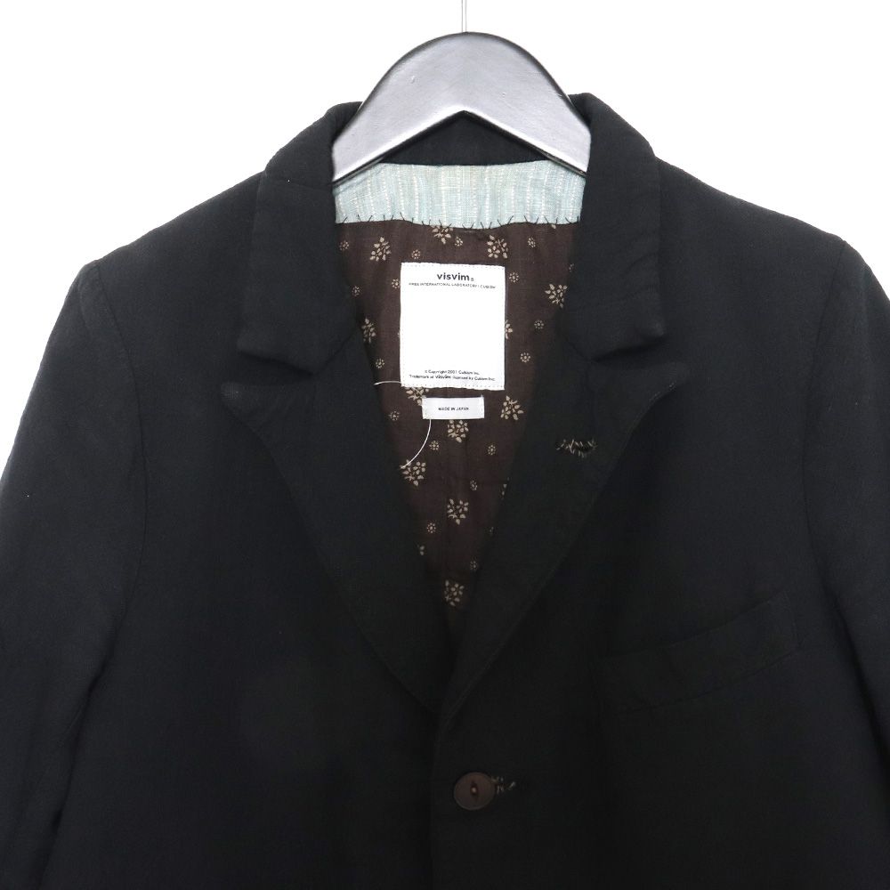 visvim ブラック テーラードジャケット サイズ2 VISVIM テーラードジャケット サイズ2 - メルカリ