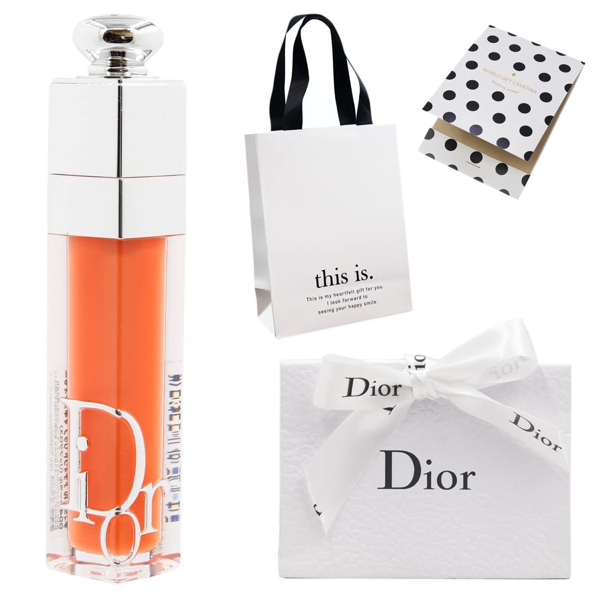 [ラッピング済み] ディオール DIOR リップ アディクトリップマキシマイザー (名入れなし， 004-コーラル) [004-コーラル] [名入れなし]