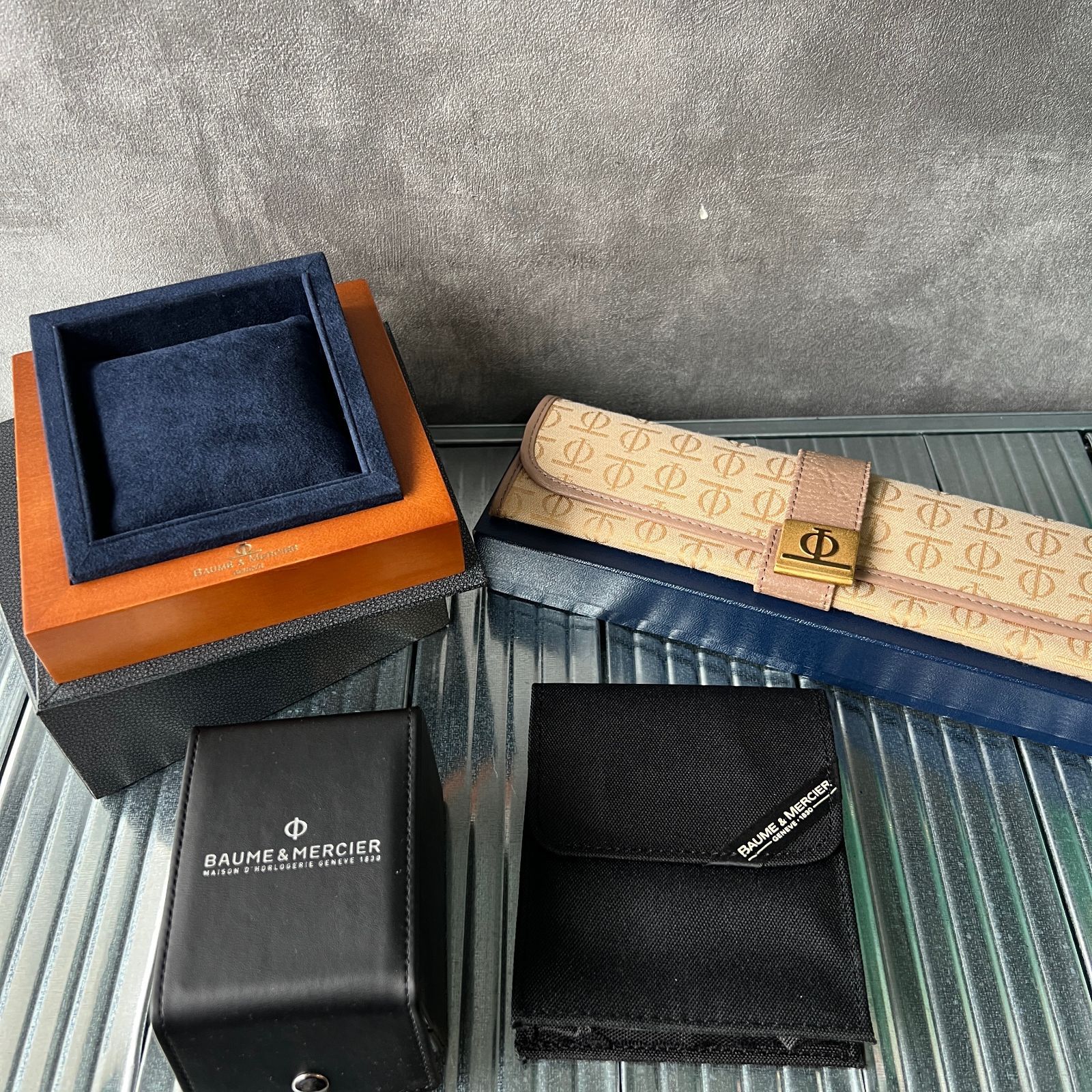 ボーム＆メルシエ BAUME&MERCIER 空箱 時計ケース 収納ケース BOX 4点 