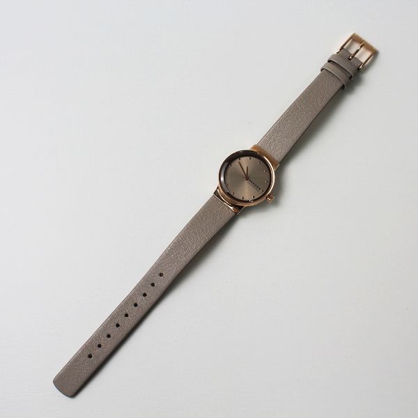 美品 SKAGEN スカーゲン FREJA フレヤ SKW3005 腕時計 /ライトベージュ