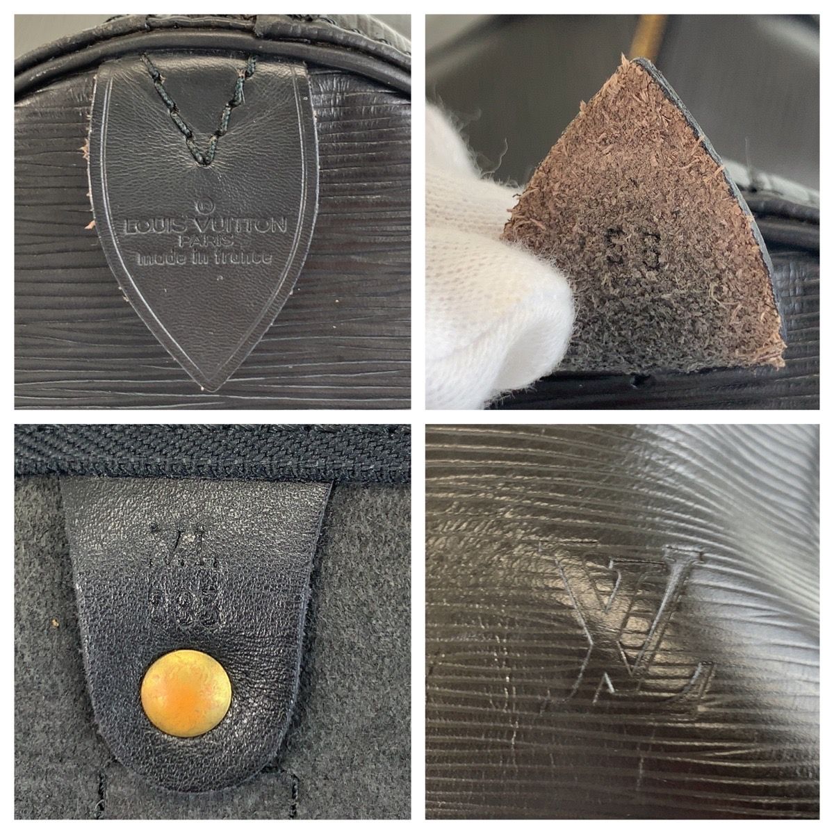 LOUIS VUITTON ルイヴィトン エピ キーポル55 ノワール ブラック