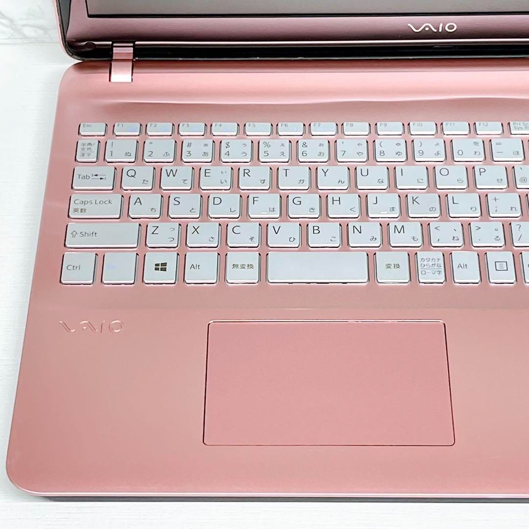 初心者向け☆安心のWindows11☆ピンクのVAIOノートPC 人気のピンクVAIO！初心者向け Windows11 薄型ノートパソコン 145