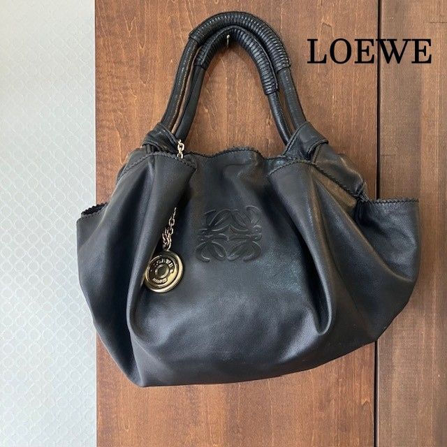 LOEWE ロエベ ナッパアイレ ハンドバッグ レザー ブラック レディース LOEWE LOEWE/ロエベ ナッパアイレ ハンドバッグ/ラムレザー