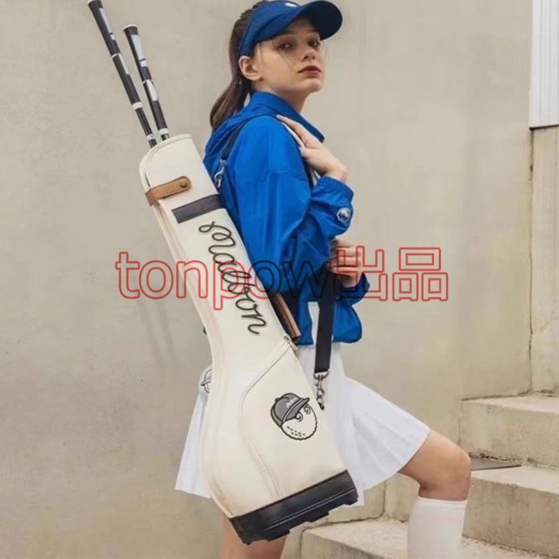 マルボンゴルフ malbon スタンド ハーフケース キャディバッグ ピンク Malbon マルボンゴルフ スタンド ハーフケース キャディバッグ