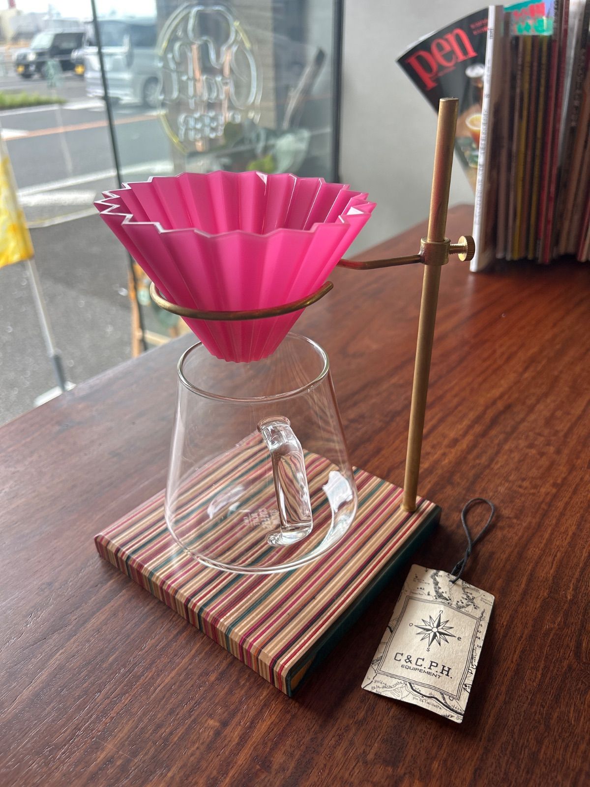 C-C.P.H.×jobless SKATE WOOD COFFEE DRIP STAND コーヒードリッパーホルダー スタンド オリガミドリッパー スケートボード ドリッパースタンド V60 スケボー ジョブレス