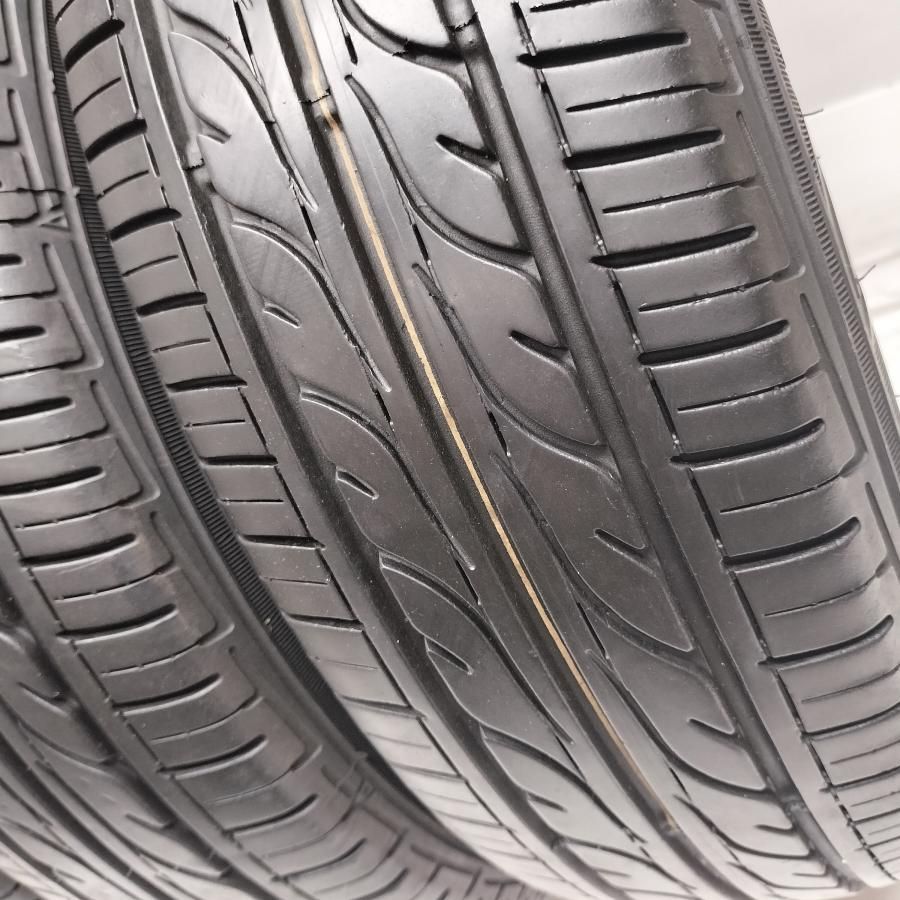 ＜ノーマルタイヤ 4本＞ 155/65R13 ダンロップ EC202 70〜80% 2017年製   中古