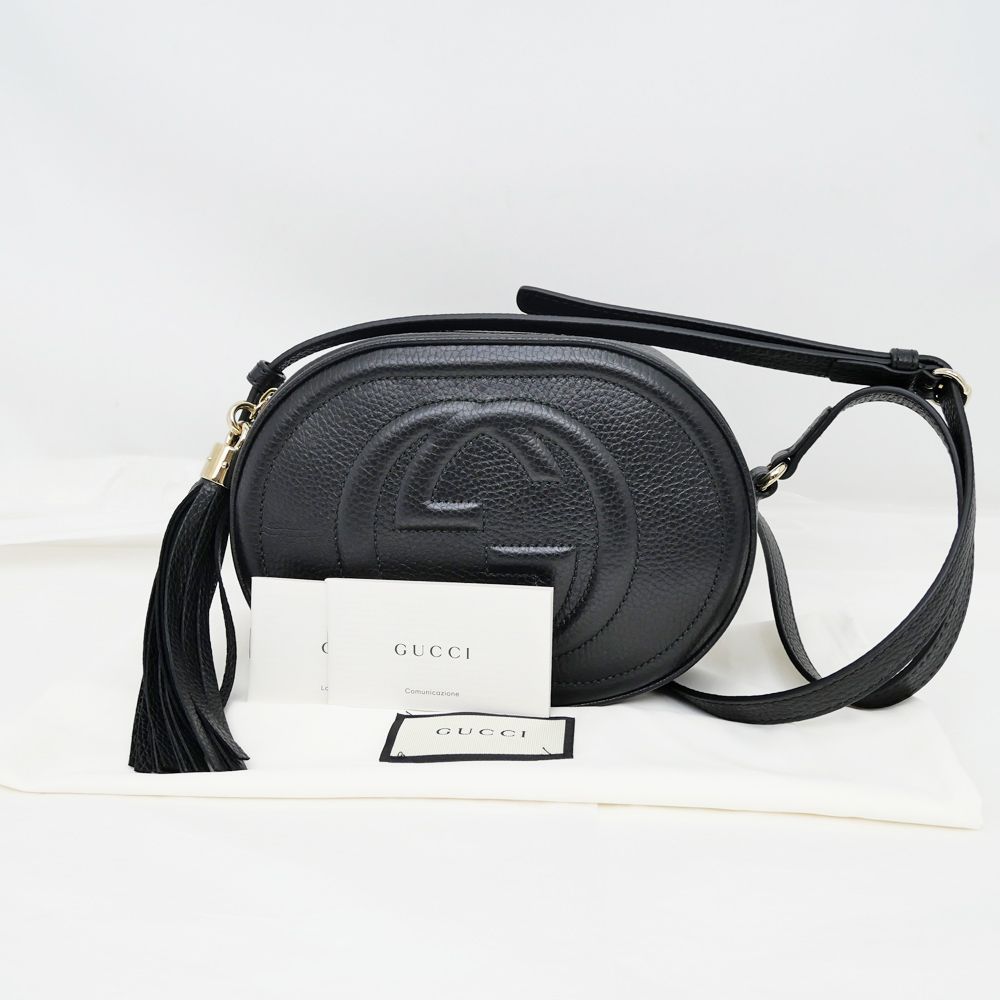 GUCCI / インターロッキングG_タッセル_ショルダー/ショルダーバッグ/レザー/CML/747779 名東】【GUCCI】グッチ インターロッキングG ソーホー タッセル