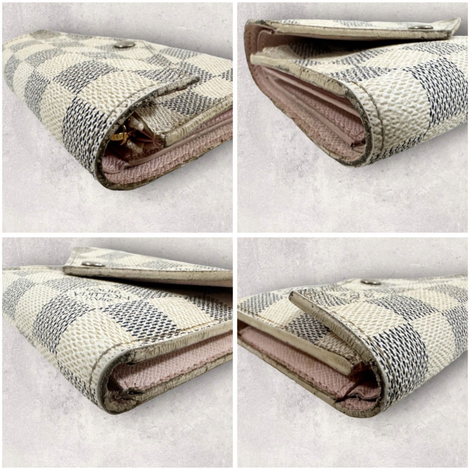 未確認】【訳あり】LOUIS VUITTON ルイヴィトン ダミエアズール 