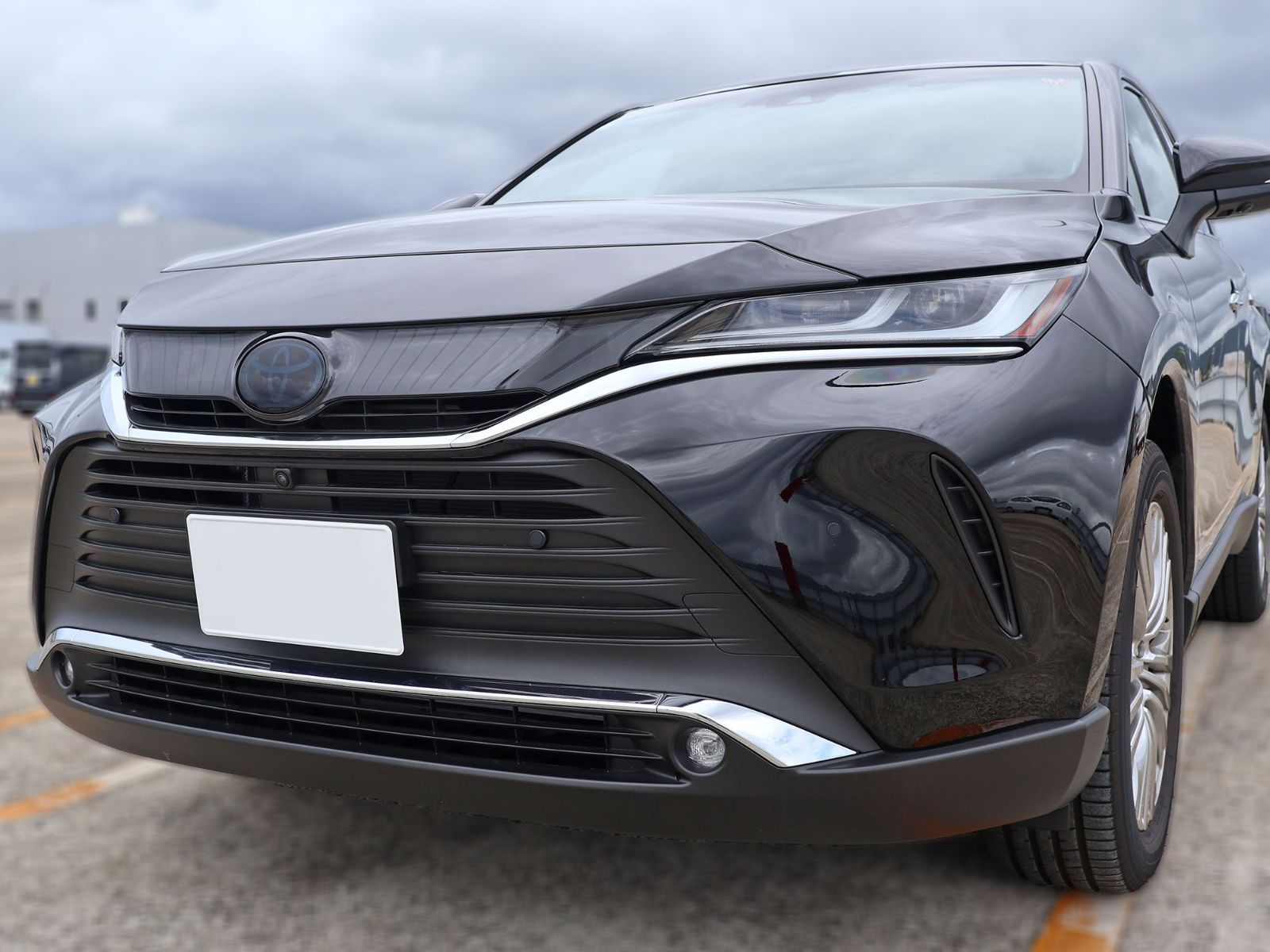 Tint+何度も貼れる エンブレム スモークフィルム(スモーク20％) ハリアー MXUA80/MXUA85/AXUH80/AXUH85 80系 80