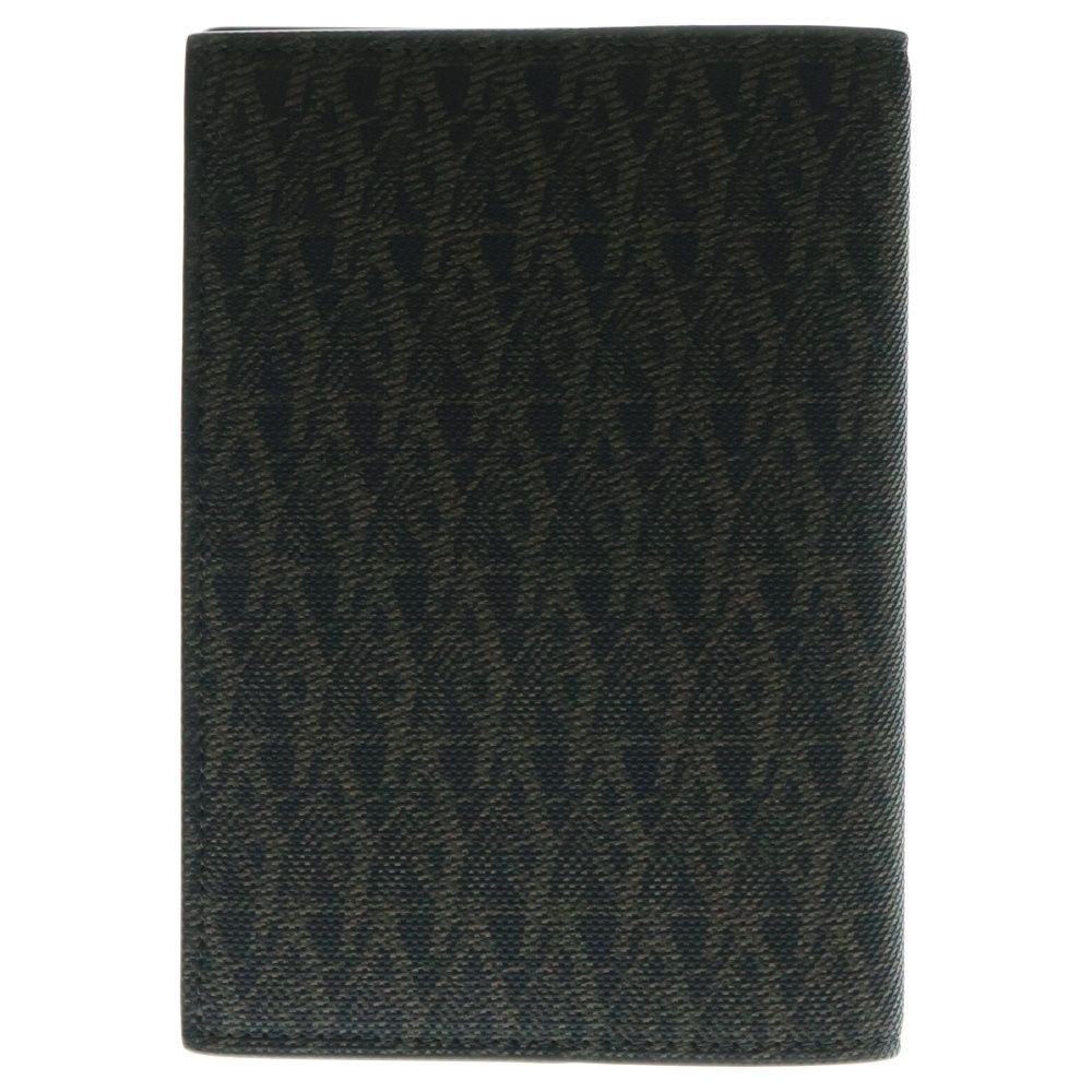 SAINT LAURENT PARIS サンローランパリ パスポートケース パスポートカバー ブラック×ブラウン PVC