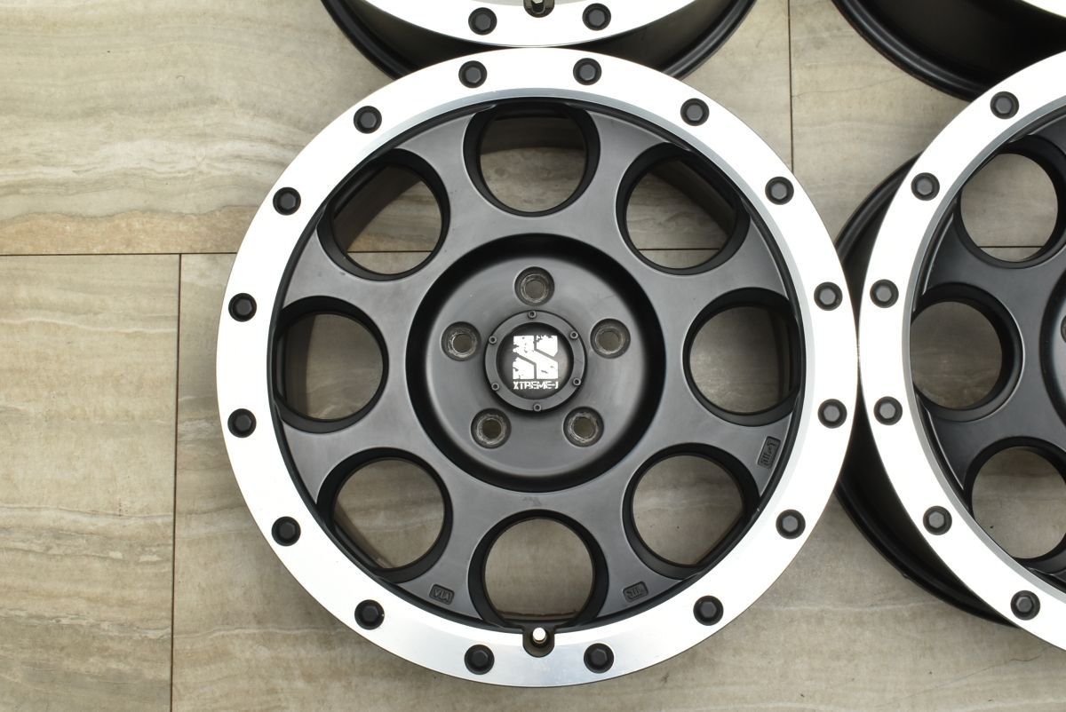 良好品】XTREME-J XJ03 18in 8J +50 PCD127 4本販売 Jeep WL WK 