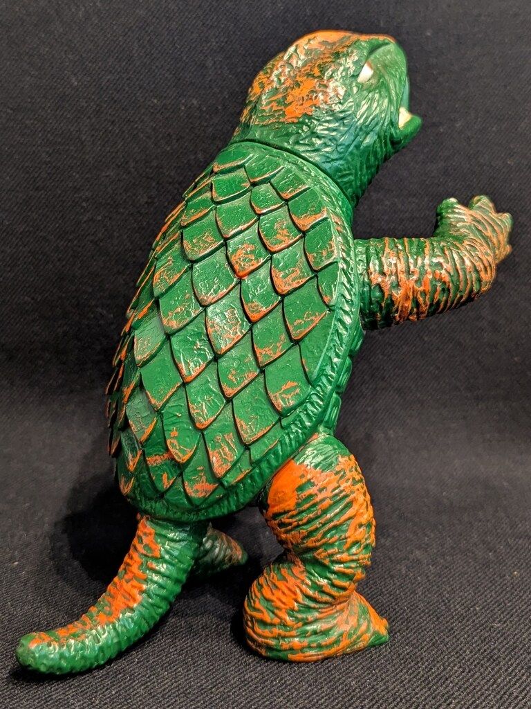 日東 スタンダードソフビ ガメラ 2期腹緑 緑成型 205mm