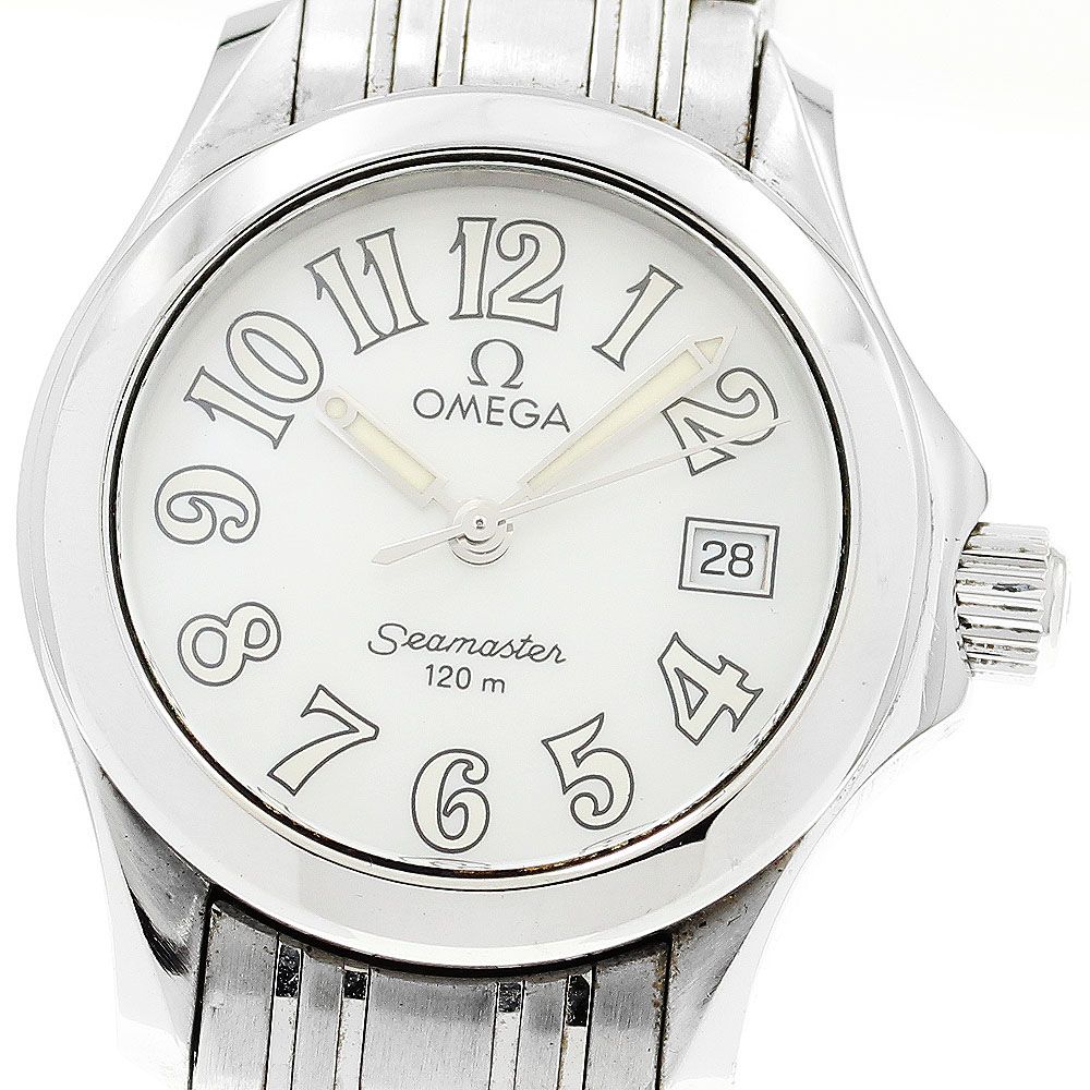 オメガ OMEGA 2581.70 シーマスター120 デイト クォーツ レディース_  