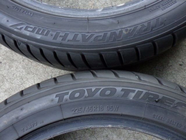 T231-11 ラジアルタイヤ トーヨー TRANPATH ｍｐ7 225 45R18 ２本セット