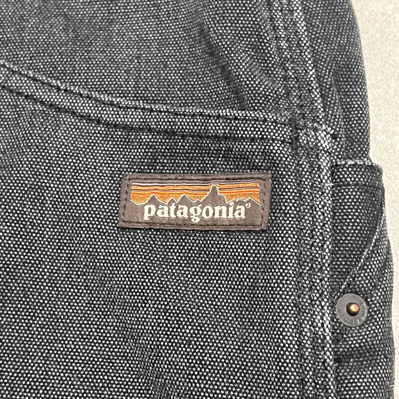 PATAGONIA ダブルニーパンツ アイアンフォージヘンプ キャンバス 黒 36