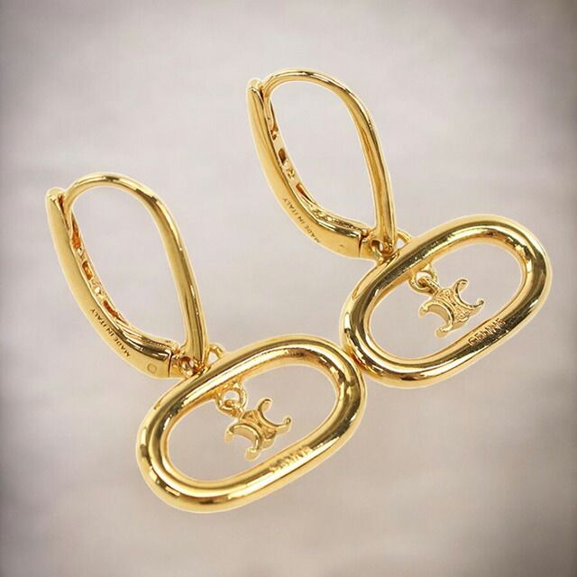セリーヌ CELINE ピアス レディース 46X55 6BRA 35OR トリオンフ