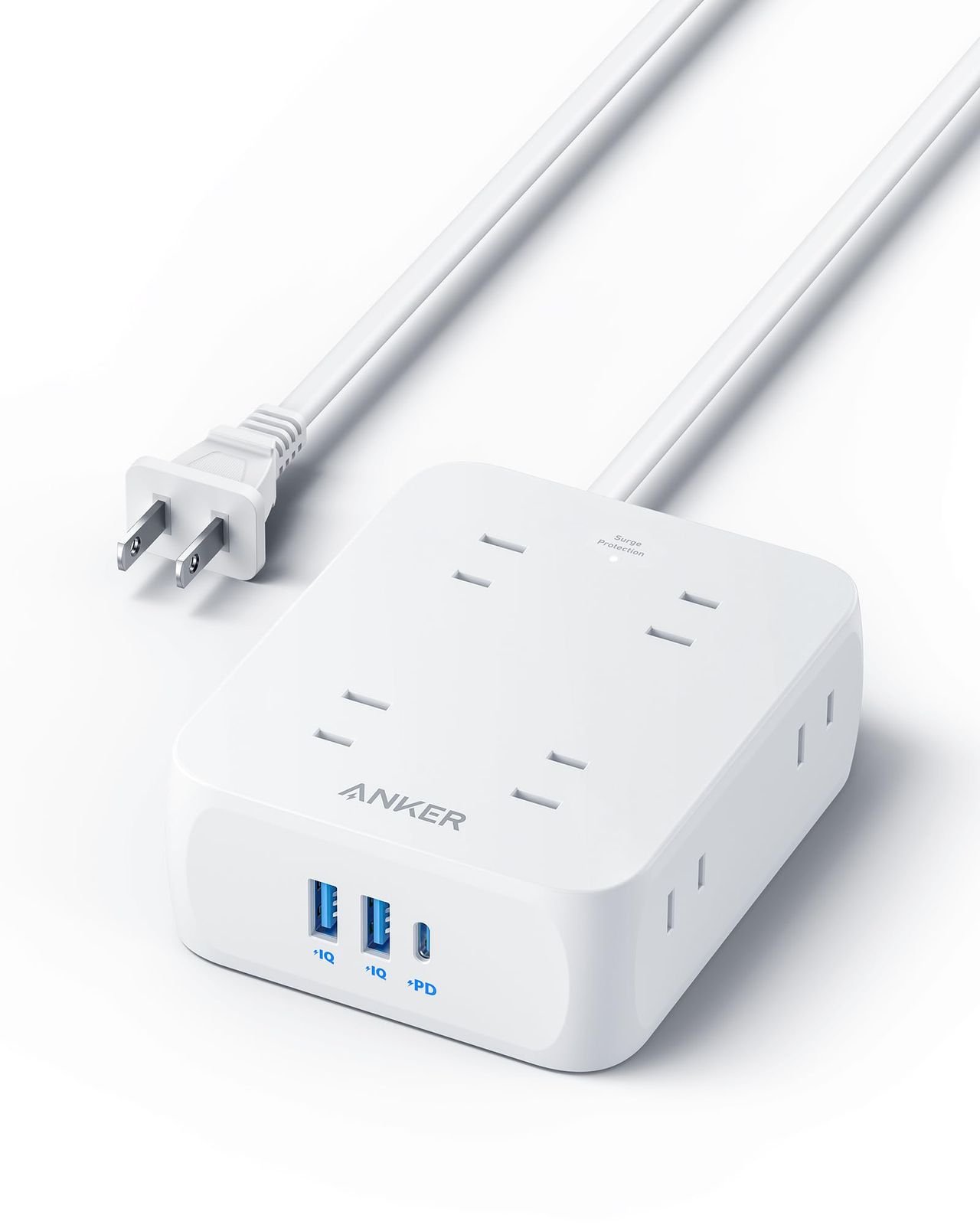 【人気商品】Anker USB Power Strip (11-in-1) (USBタップ 電源タップ AC差込口 USB-C ポート USB-A ポート 延長コード 1.5m) 【PSE技術基準適合/USB Power Delivery対応/コンパクトサイズ