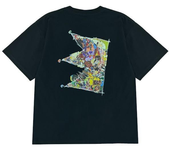 KING GNU（キングヌー）2023 COLLAGED CROWN Tシャツ 半袖 [BLACK] XL ...