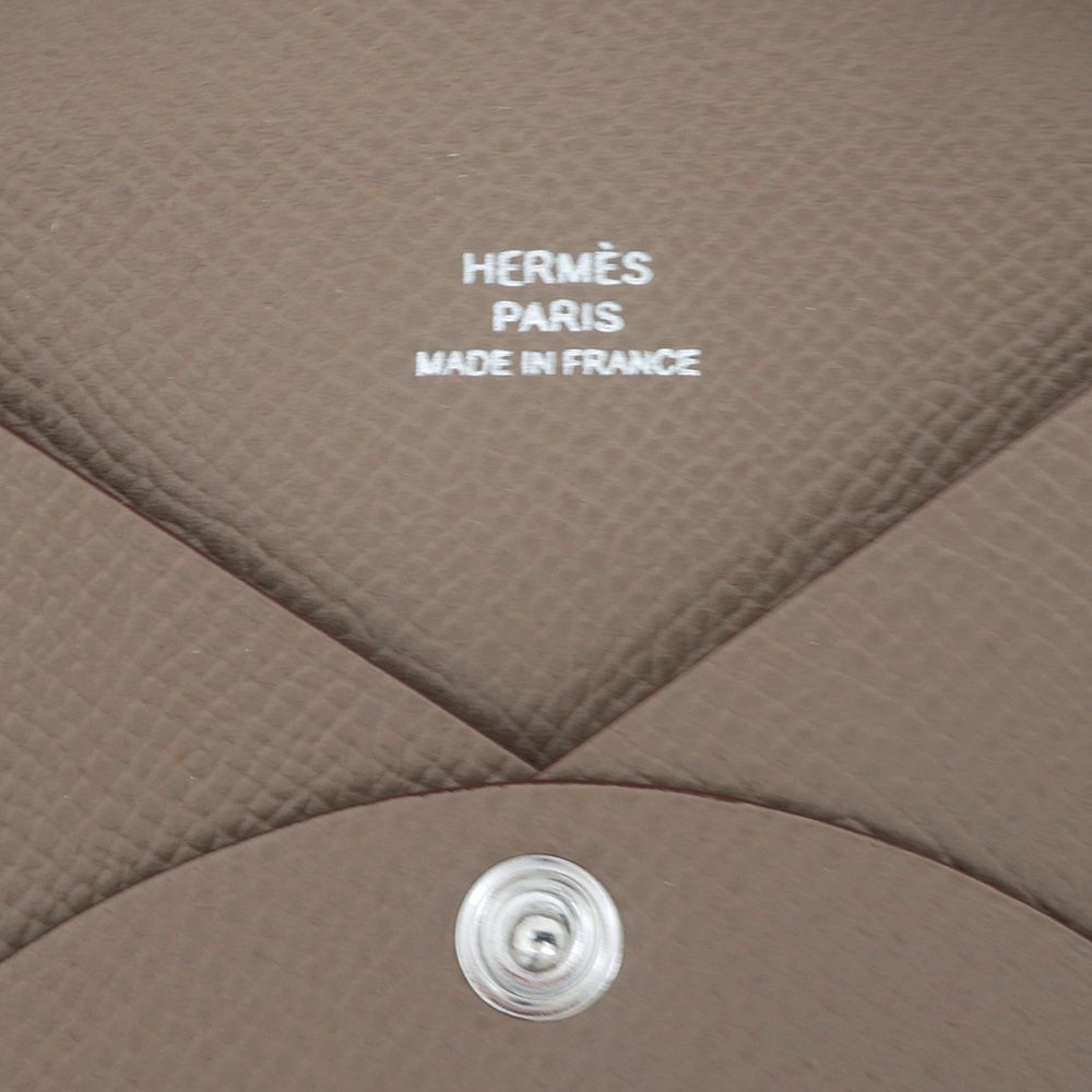 名東】エルメス カルヴィ カードケース 名刺入れ ヴォーエプソン