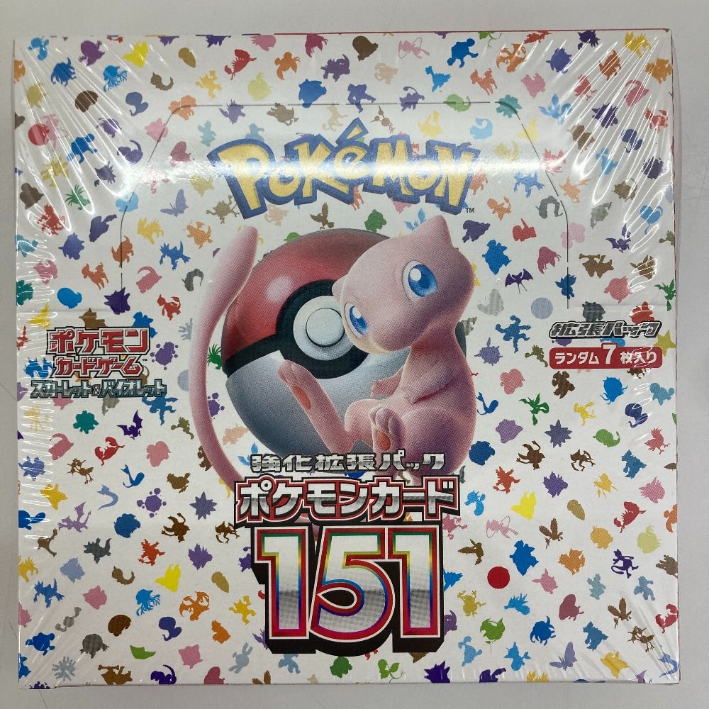 05w07315 ポケモンカードゲーム 強化拡張パック 151 未開封BOX トレカ トレーディングカード 【品】