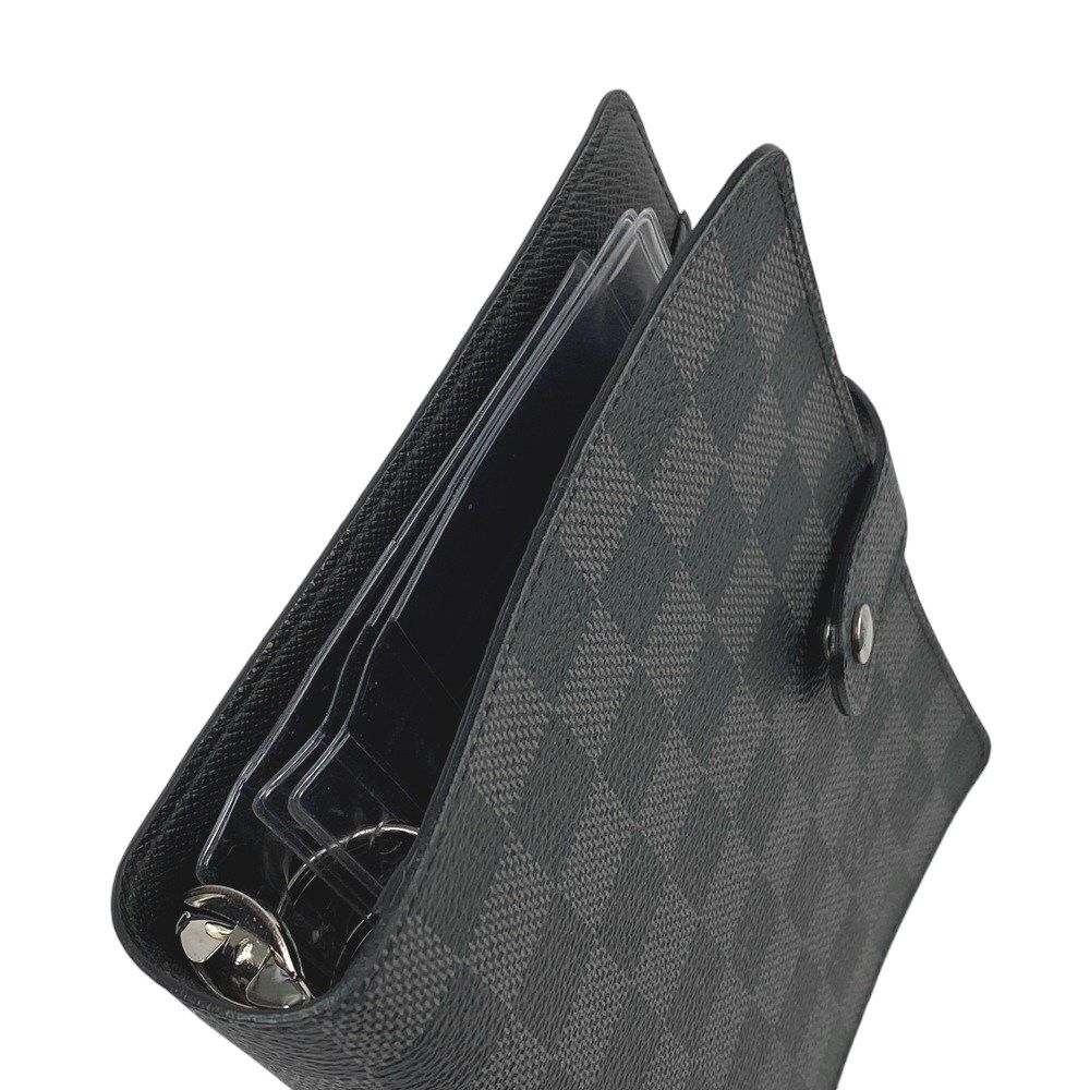 □美品□ ルイヴィトン アジェンダ MM 手帳 カバー ダミエ グラ